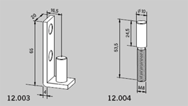 Scharnieren Dorma Luxit